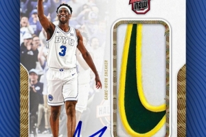 1of1球星卡！迪班萨NCAA首秀球鞋已经被制作成球星卡！